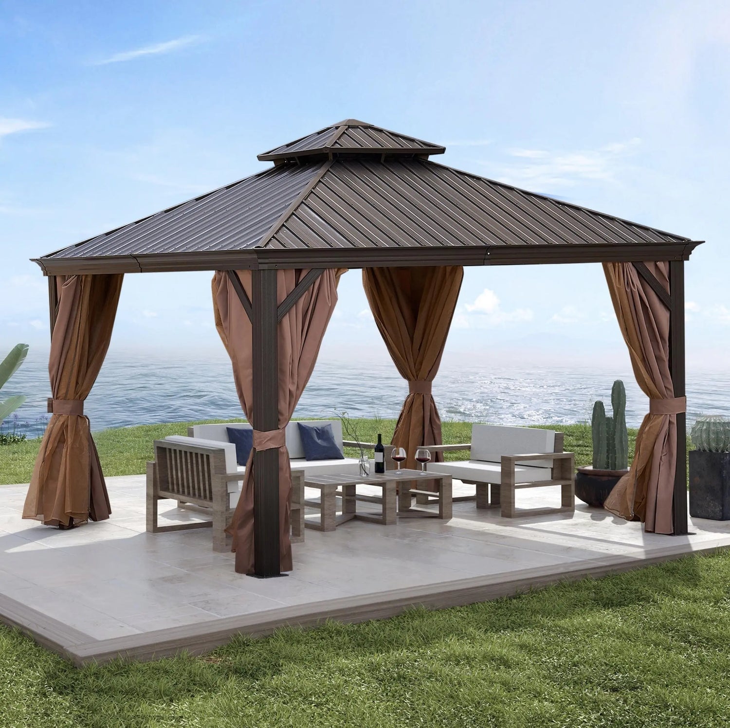 Metal-Roof-Gazebos-and-Pop-up-Gazebo-Tents American Roasting Company