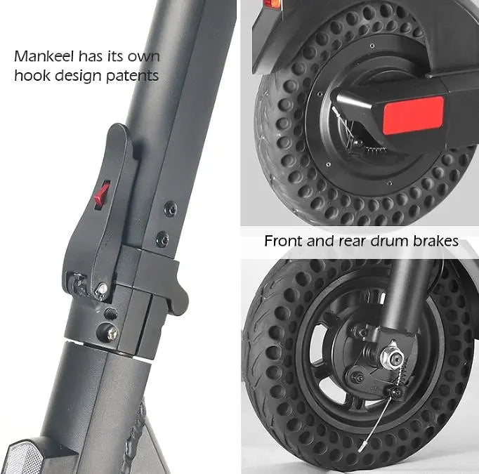 E Scooter, 800W Electric balance scooter.  30 km/h speed 48V / 10.4Ah (standard APP) portable folding LCD instrument, battery removable load 120kg climb 20° range of 45km LED lighting Doba