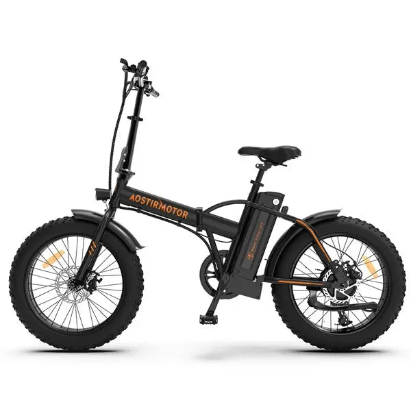 Adult, AOSTIRMOTOR 20" Electric Bicycle 500W Motor 20" Fat Tire With 36V/13Ah Li-Battery Doba