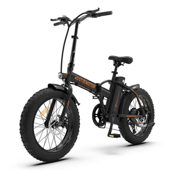 Adult, AOSTIRMOTOR 20" Electric Bicycle 500W Motor 20" Fat Tire With 36V/13Ah Li-Battery Doba