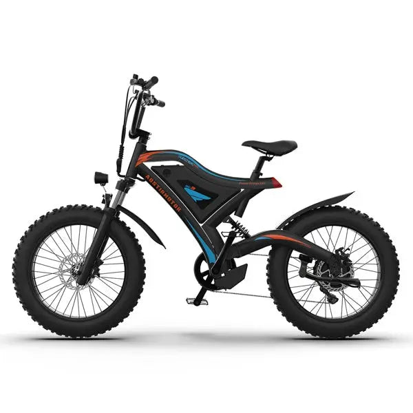 Adult, AOSTIRMOTOR 26" Bicycle 500W Motor 26" Fat Tire With 48V/15Ah Li-Battery S18-MINI New style Doba