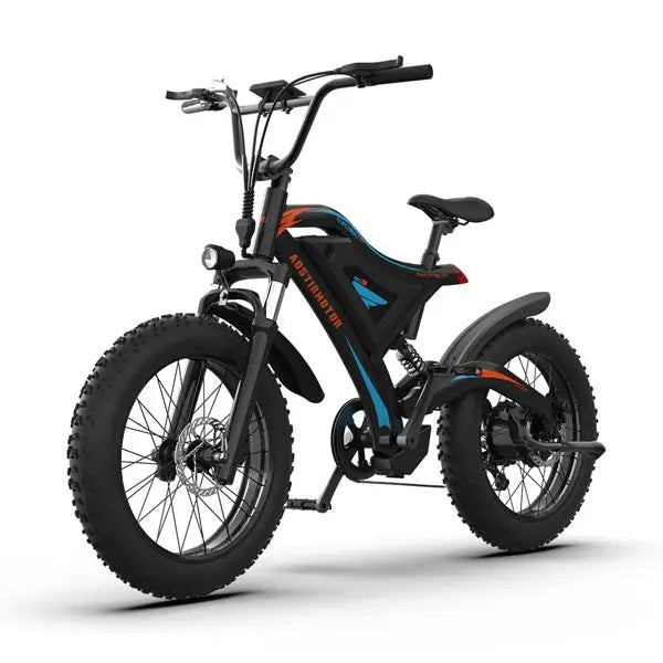 Adult, AOSTIRMOTOR 26" Bicycle 500W Motor 26" Fat Tire With 48V/15Ah Li-Battery S18-MINI New style Doba