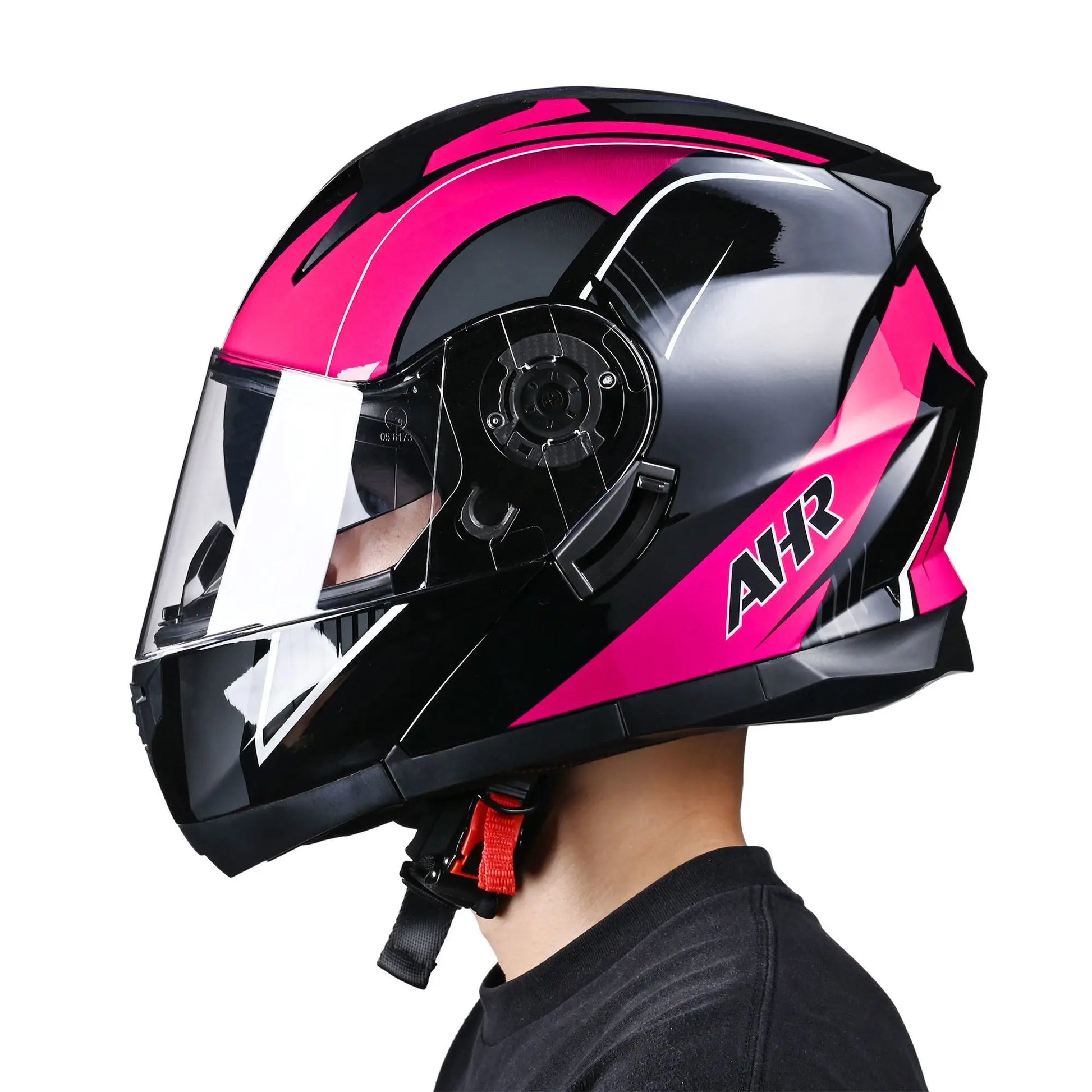 Helmet, Modular Helmet, Motorcycle, Folding Face Guard, BMX, Scooter, Cruiser, XXL Helmet, head circumference range from 24 13/16" to 25 3/16" Doba