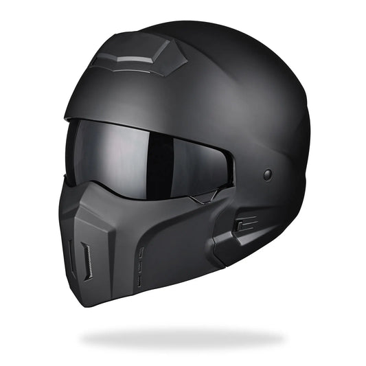 Helmet, Detachable Chin Open Face helmet, Small 13 3/16" x 9 13/16" x 9 13/16" (33.5 x 25 x 25 cm) Doba