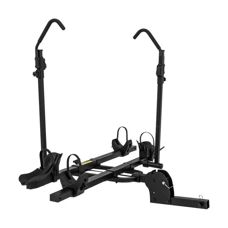 2 Inch Hitch Mount Bike Rack 2-Bike Platform Style Carrier with Tilt-able Design for Easy Trunk Access Doba