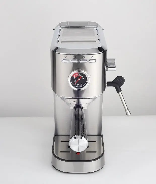 Capsule + Coffee Powder + Milk foam 3 in 1 semi-automatic coffee machine.  20Bar extraction mocha, 1 cup / 2 cup, 1350W, powder hammer 51mm Doba