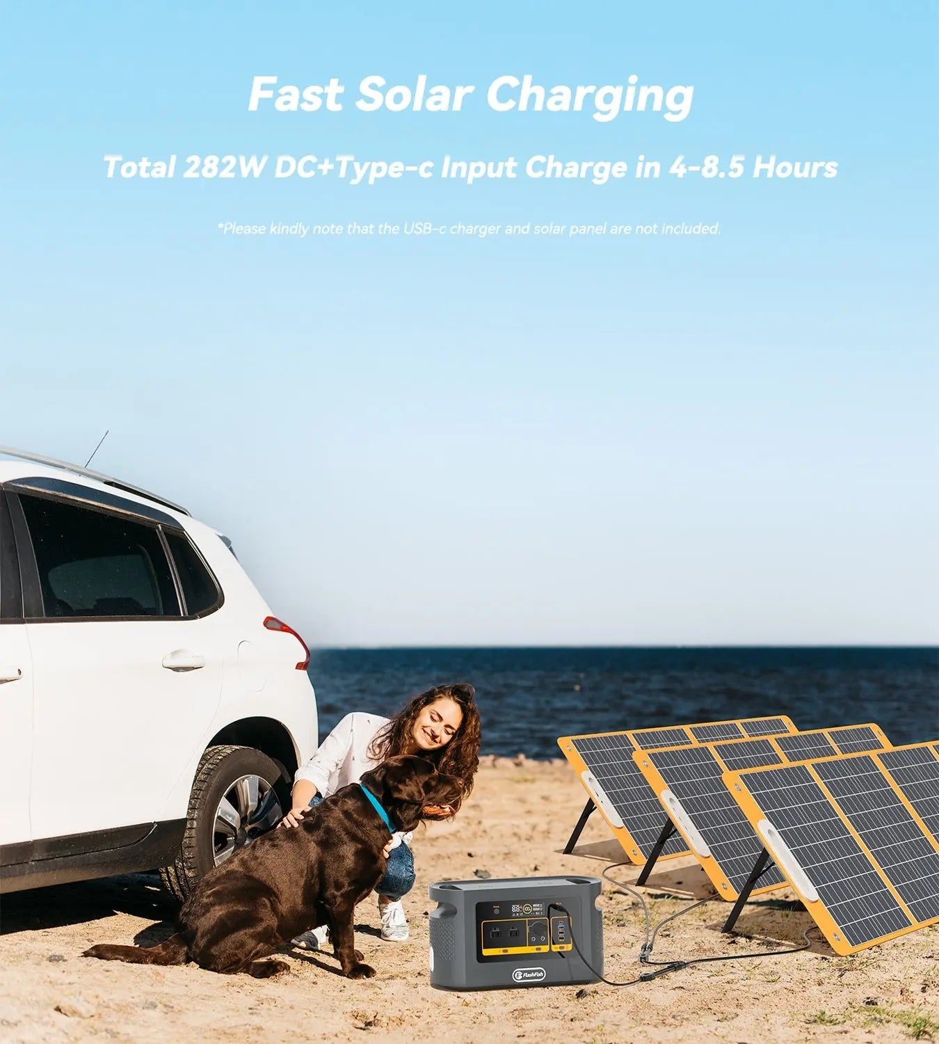 Solar Power Generators, 1008W Portable Power Station;  1008Wh/315000mAh LiFePO4 Battery Pack;  UPS Solar Generator With 1200W (Surge 2000W) AC Outputs;  100W USB-C;  Backup Power CPAP Battery Doba