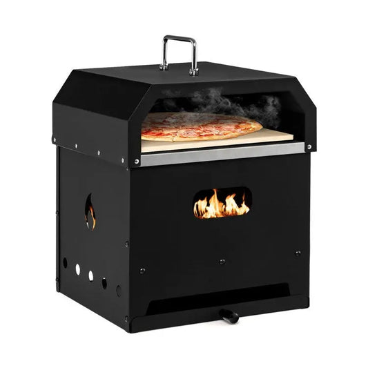 4-in-1 Outdoor Portable Pizza Oven with 12 Inch Pizza Stone Doba