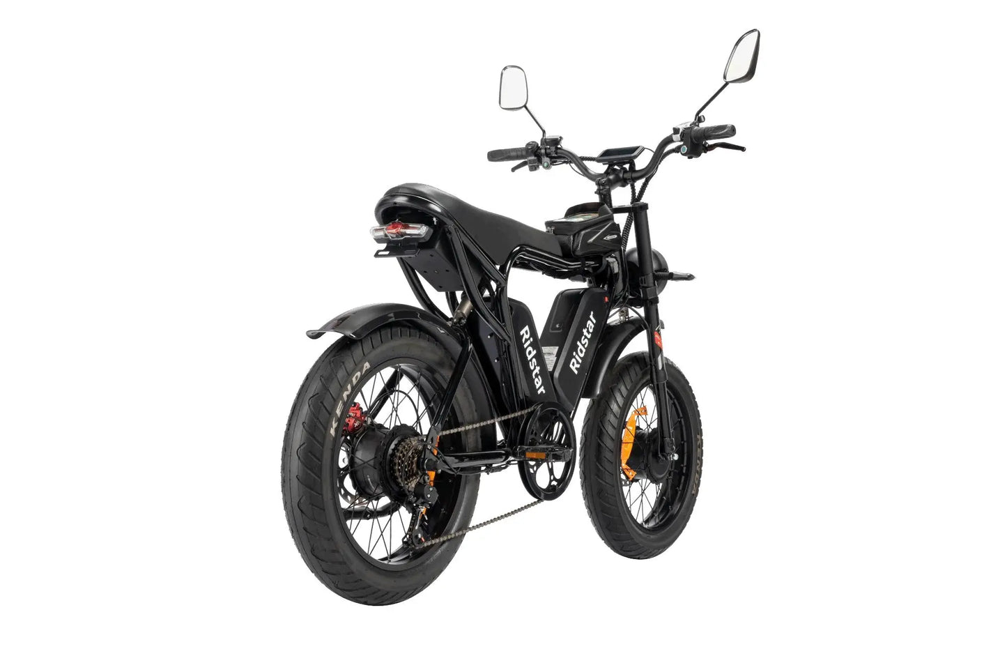 Adult, Dual Motor E-bike 2000W 52V 40Ah Fat Tire E-bike, 20-INCH 4.0 TIRE (Black) Doba