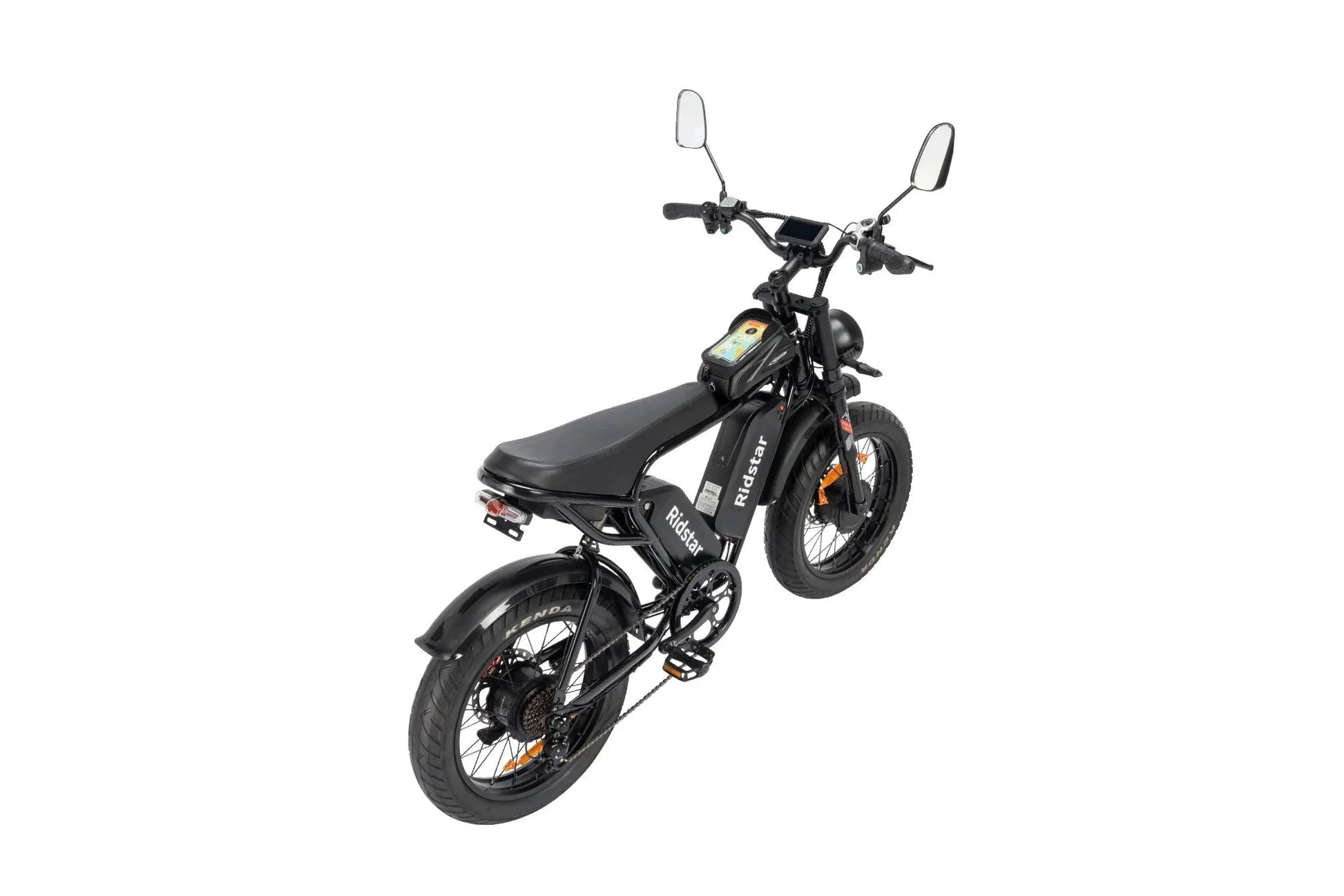 Adult, Dual Motor E-bike 2000W 52V 40Ah Fat Tire E-bike, 20-INCH 4.0 TIRE (Black) Doba