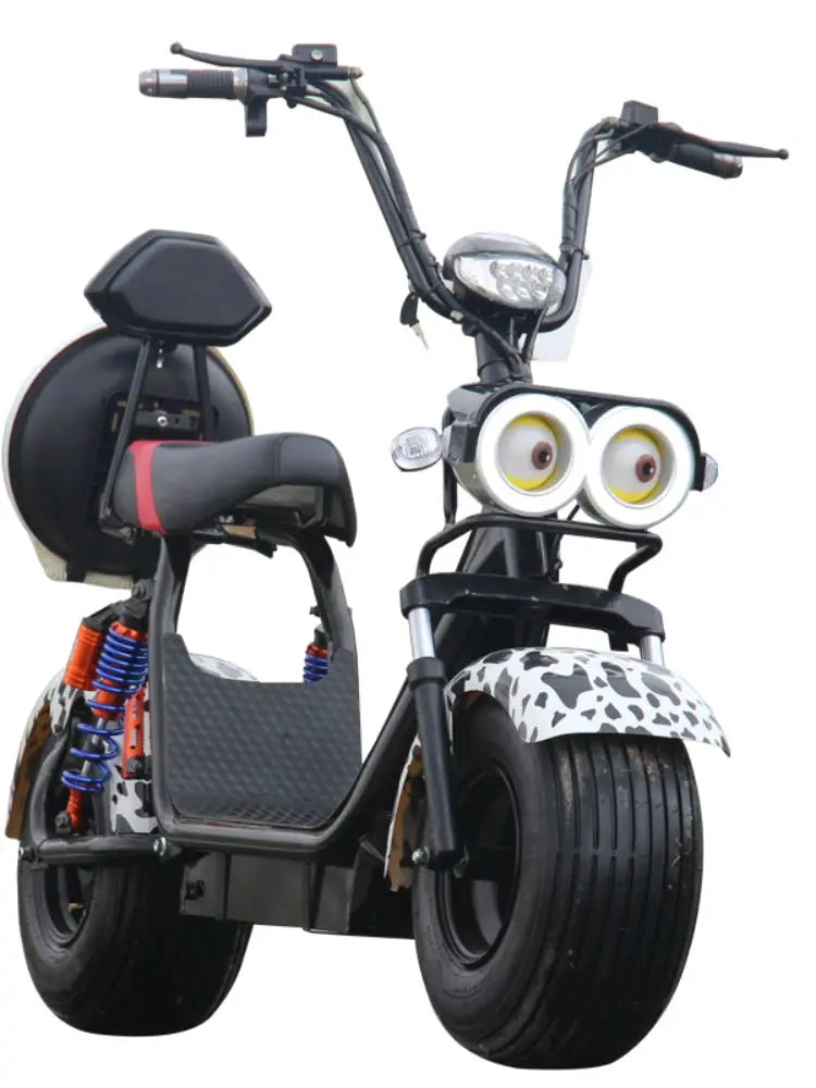 Adult,  Electric Vehicle Large Wide Tire Adult Scooter Two-Wheel off-Road Vehicle Battery Car Pedal Motorcycle Sports Car American Roasting Compnay