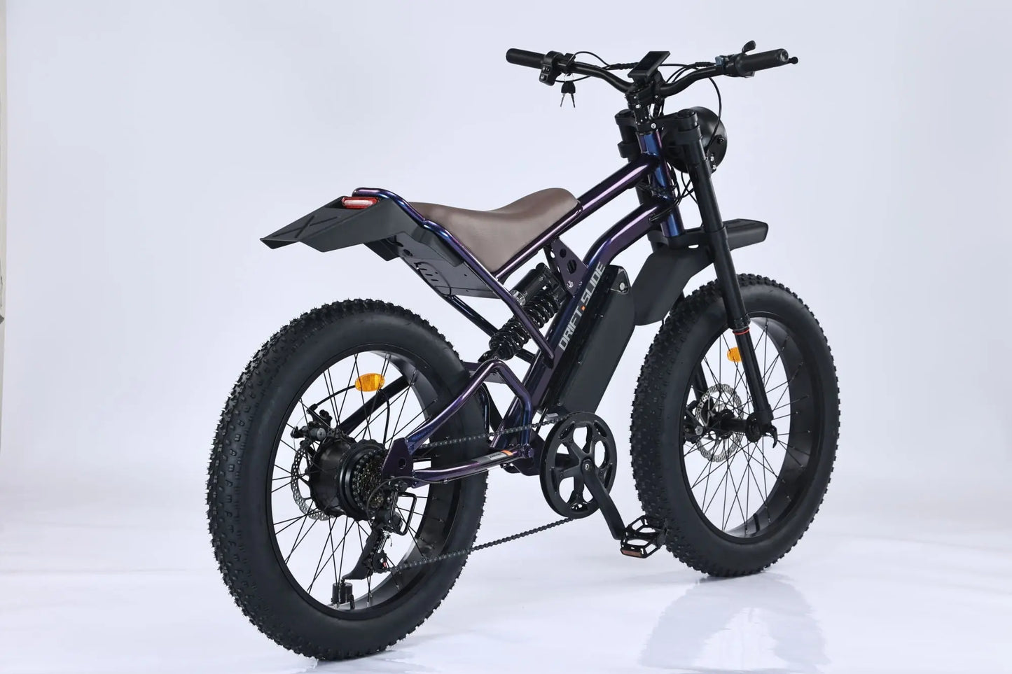 Adult, GT-C1 Chameleon New Design 750W Mountain Electric Bicycle Out Door With Fat Tire 24'' Ebike (Navy Blue) Doba