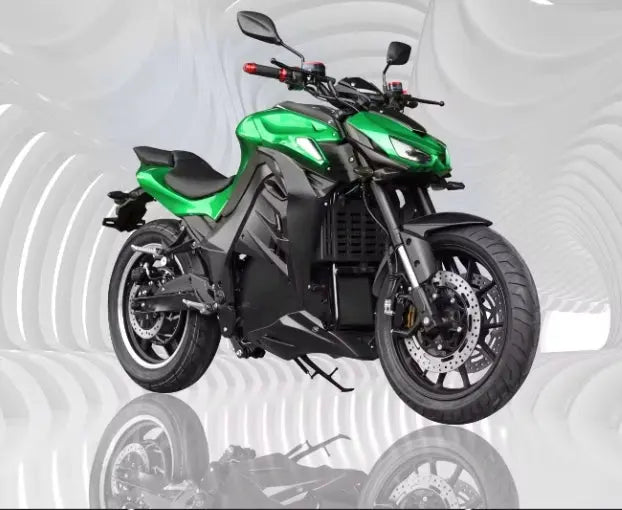 Adult, Wide Wheel Big Automatic 5000w 8000 Watt Adult Men Electric Motorcycle Highway Legal Motorcycle USA Cheap Shipping (Green) American Roasting Compnay