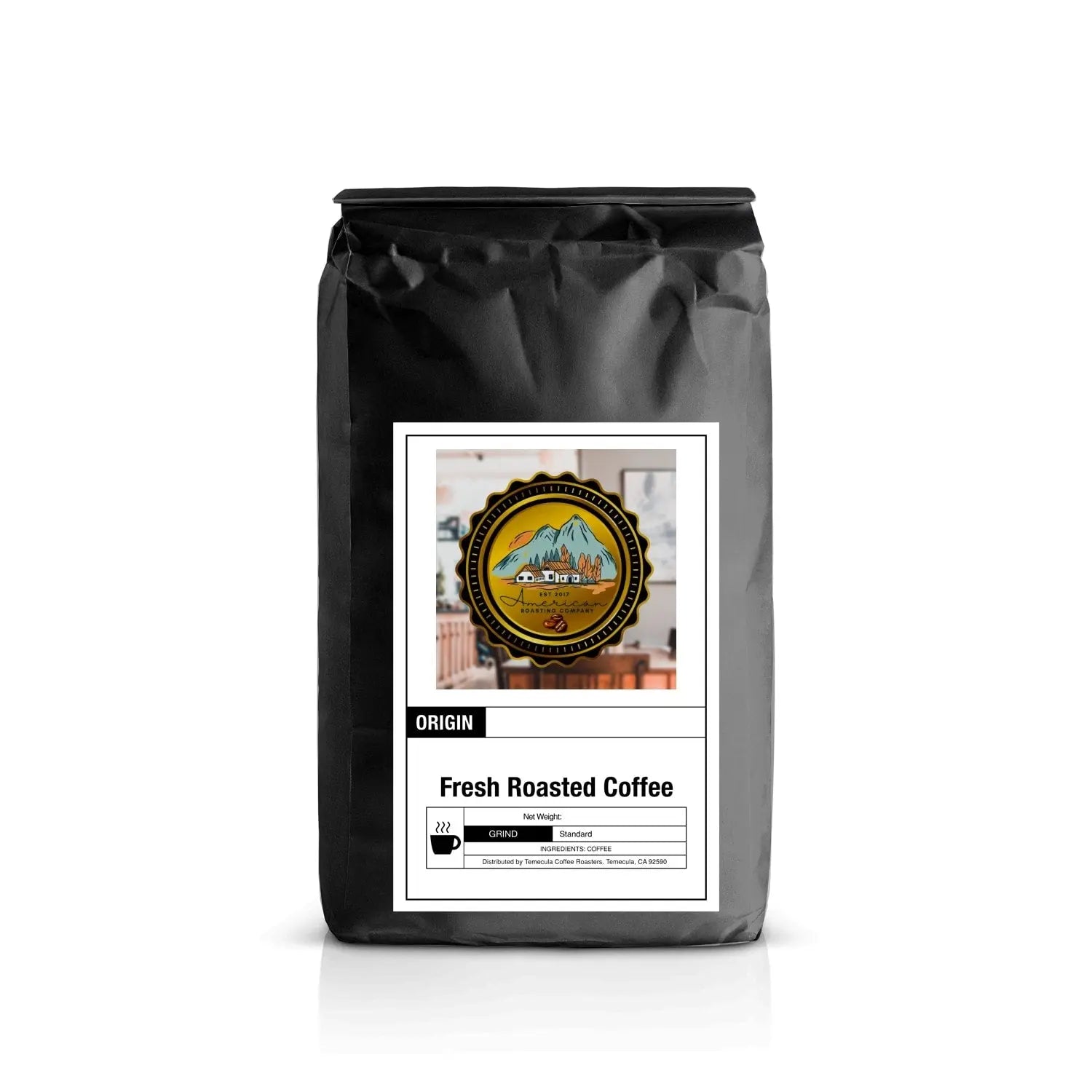 African Espresso Blended Arabica, Medium-Dark Roast Coffee, American Roasting Company American Roasting Company