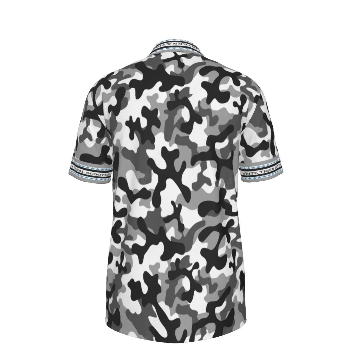 All-Over Print Men's Polo Collar Jersey Yoycol