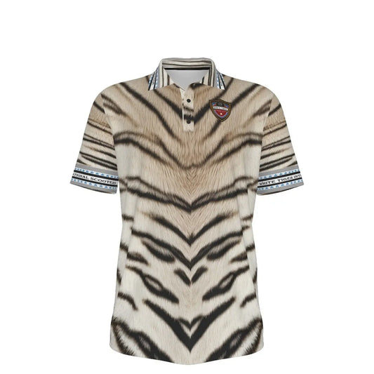 All-Over Print Men's Polo Collar Jersey Yoycol