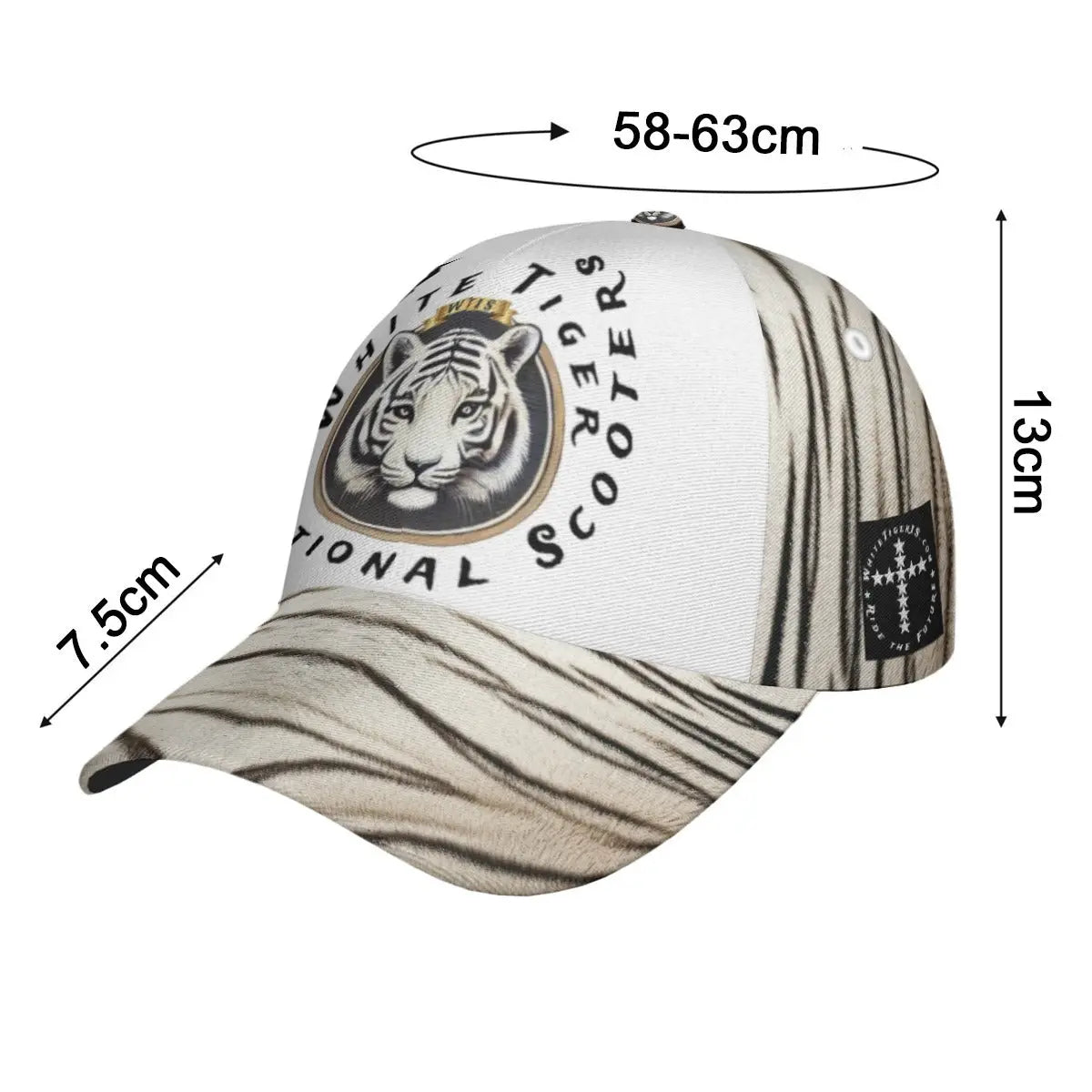 All-Over Print Peaked Cap With Box Yoycol