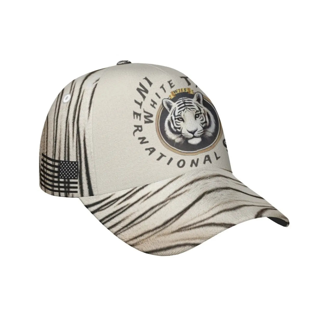 All-Over Print Peaked Cap With Box Yoycol