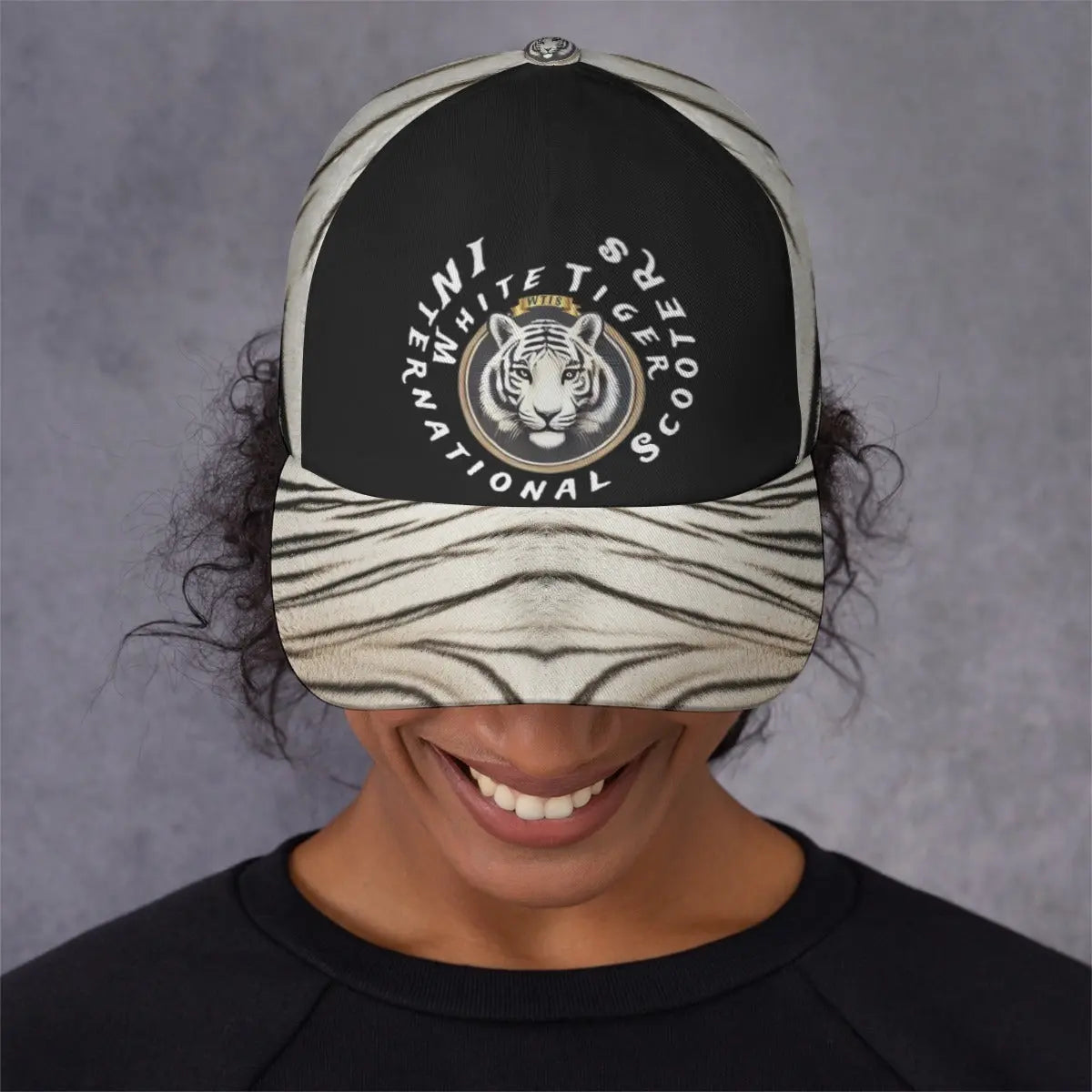 All-Over Print Peaked Cap With Box Yoycol