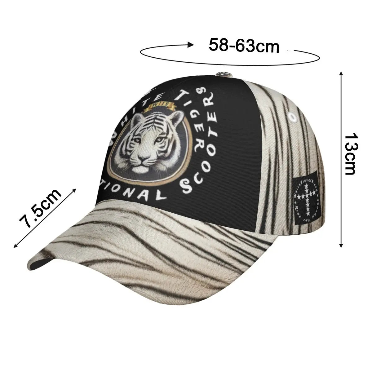 All-Over Print Peaked Cap With Box Yoycol