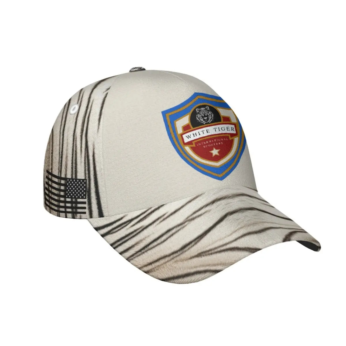 All-Over Print Peaked Cap With Box Yoycol