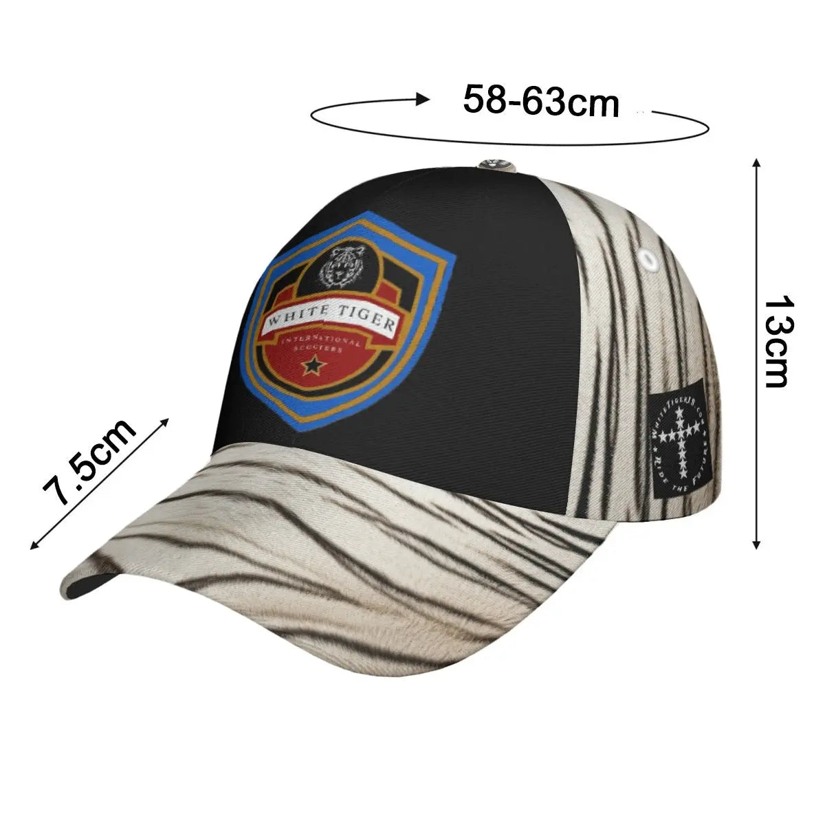 All-Over Print Peaked Cap With Box Yoycol