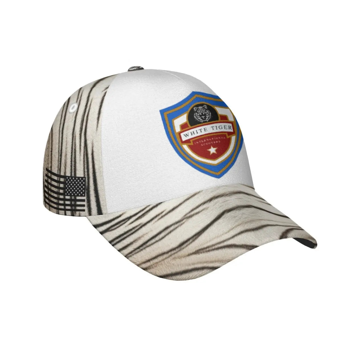 All-Over Print Peaked Cap With Box Yoycol