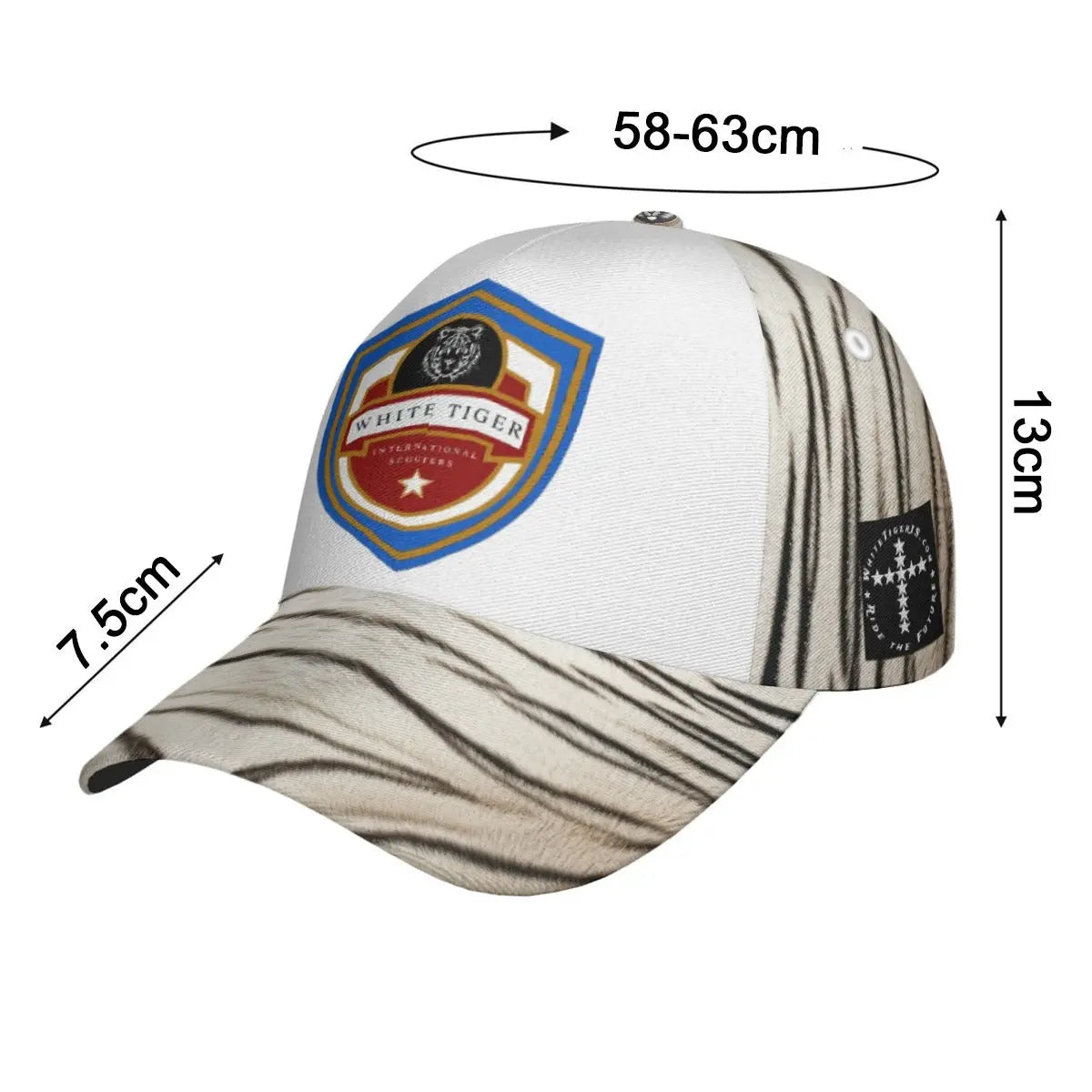 All-Over Print Peaked Cap With Box Yoycol