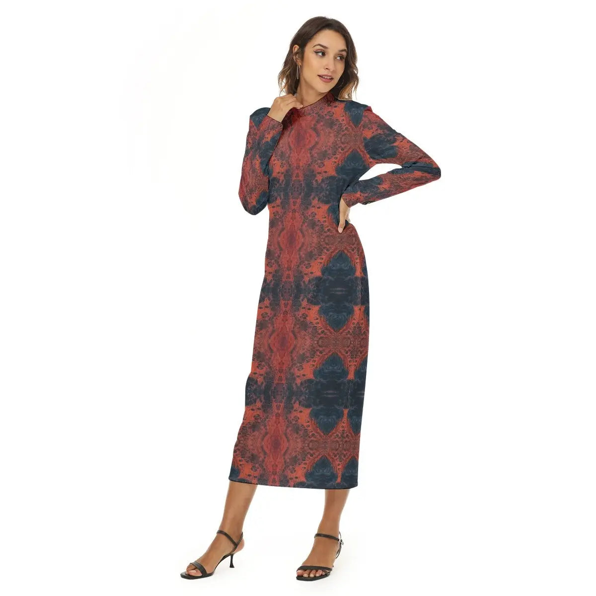 All-Over Print Women's Hip Dress Yoycol