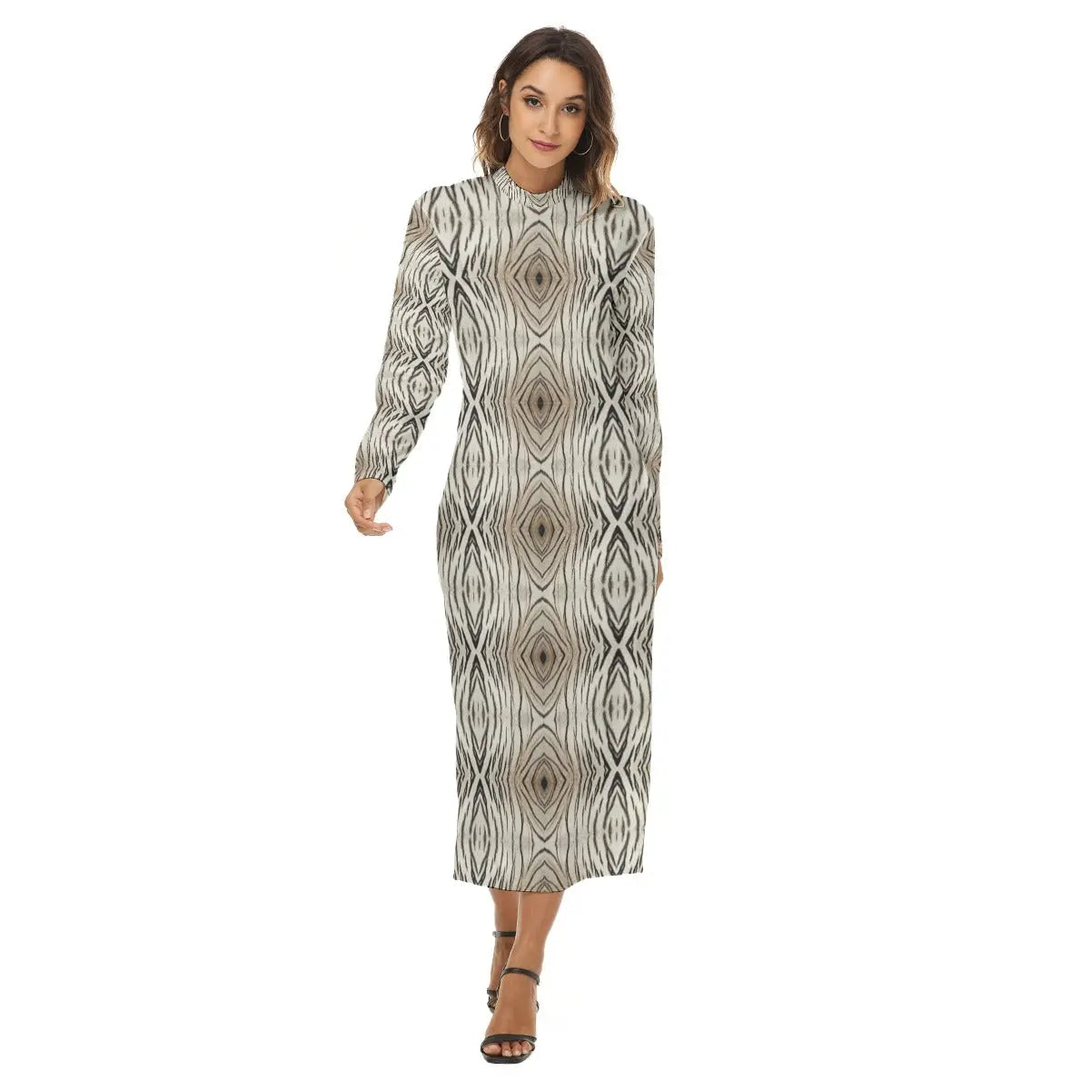 All-Over Print Women's Hip Dress Yoycol