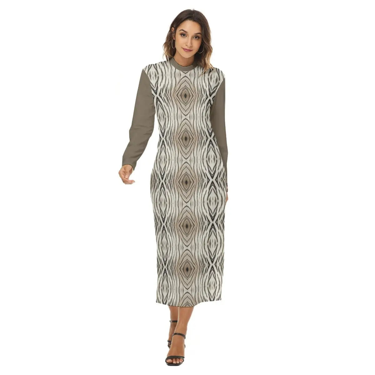 All-Over Print Women's Hip Dress Yoycol