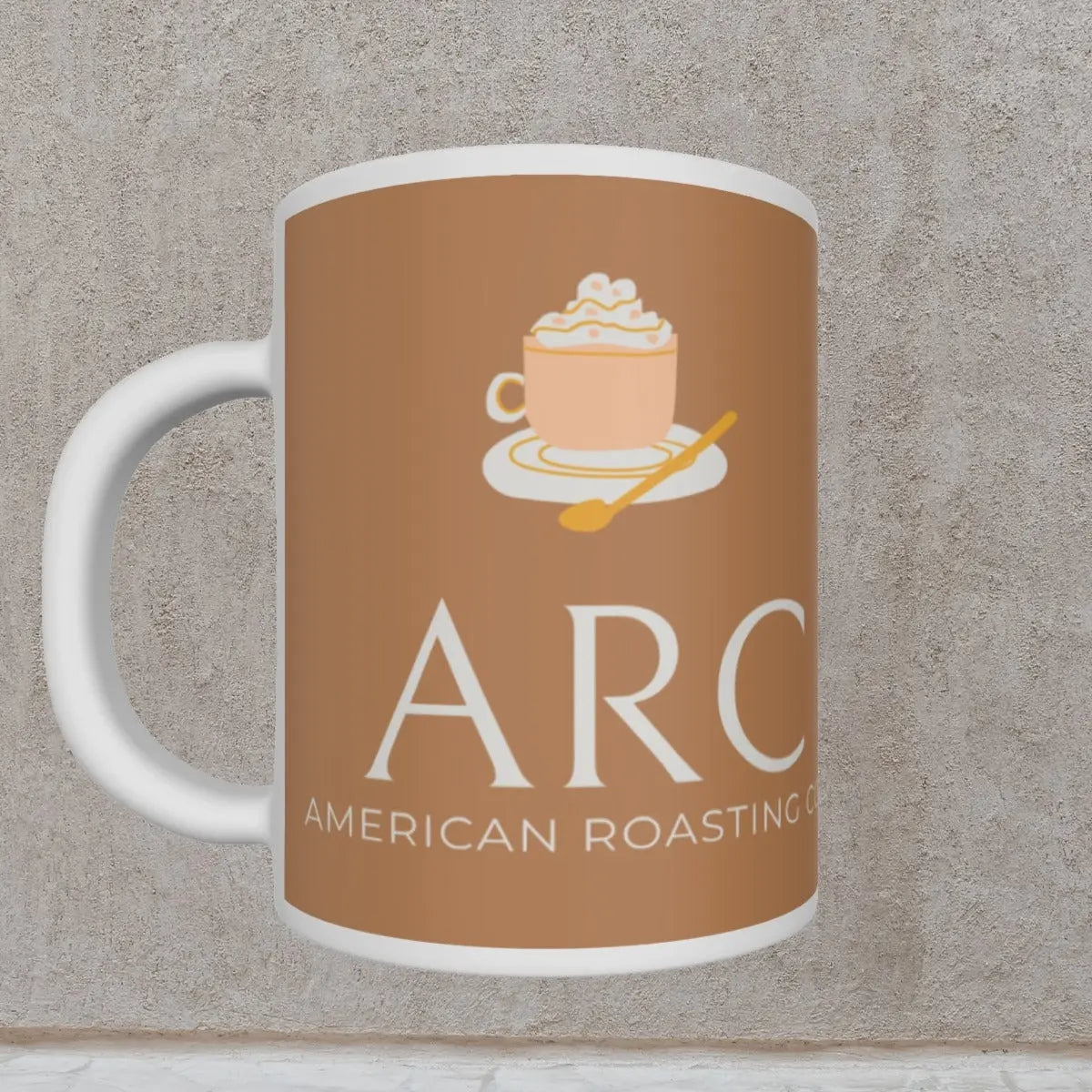 American Roasting Company Ceramic Coffee Shop Mugs Yoycol