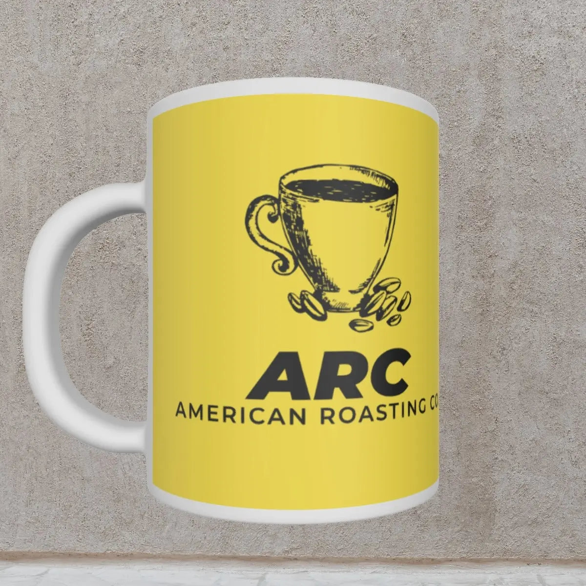 American Roasting Company Ceramic Coffee Shop Mugs Yoycol