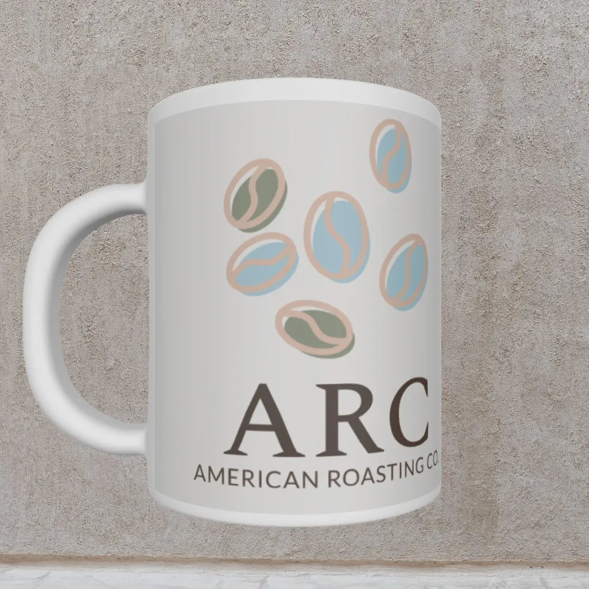 American Roasting Company Ceramic Coffee Shop Mugs Yoycol