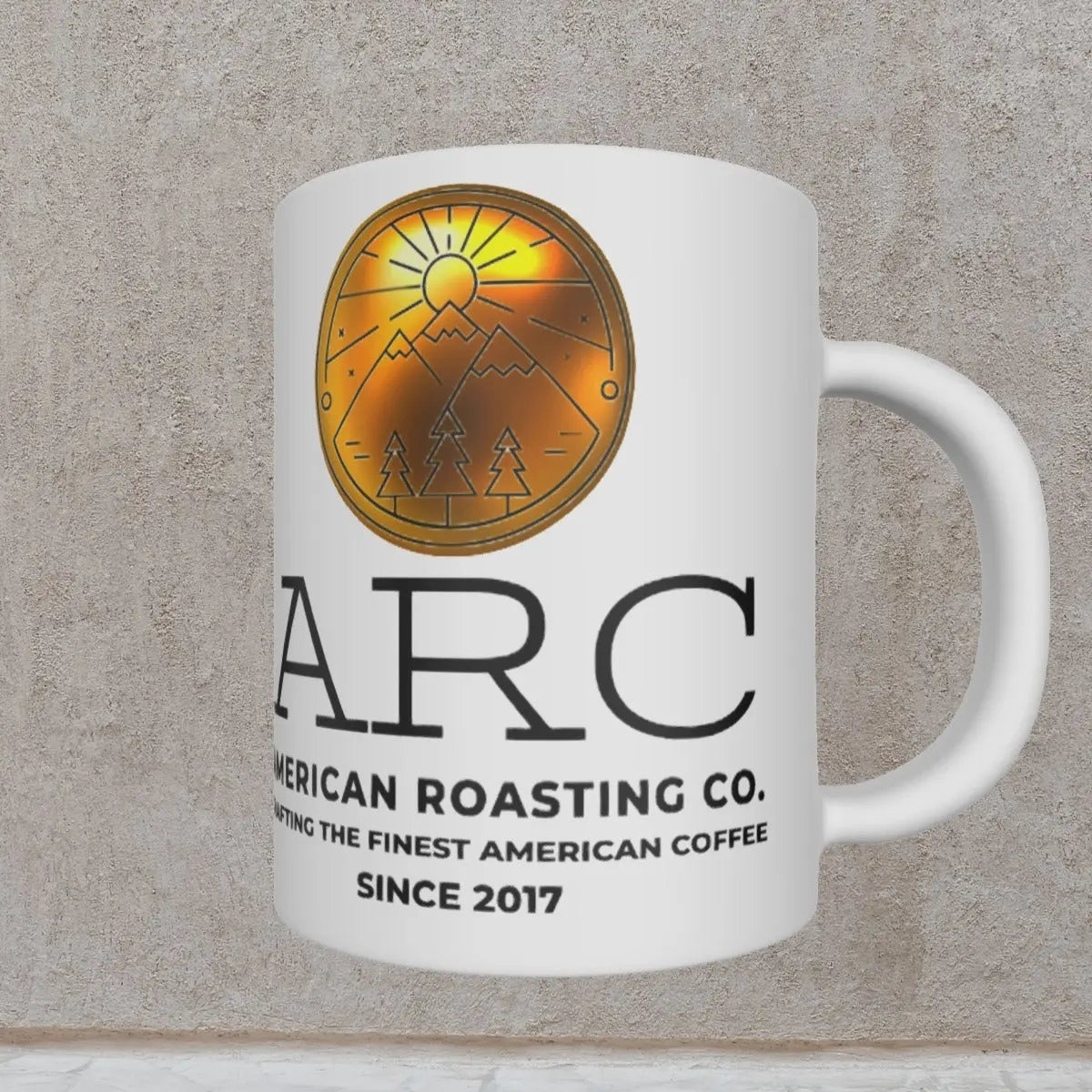 American Roasting Company Coffee Shop Ceramic Mug. Yoycol