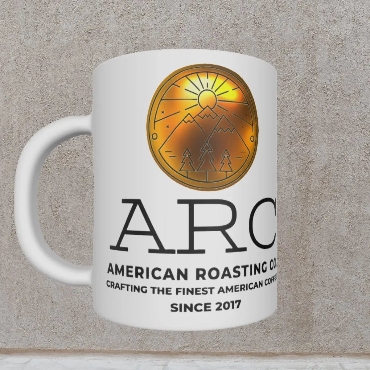 American Roasting Company Coffee Shop Ceramic Mug. Yoycol