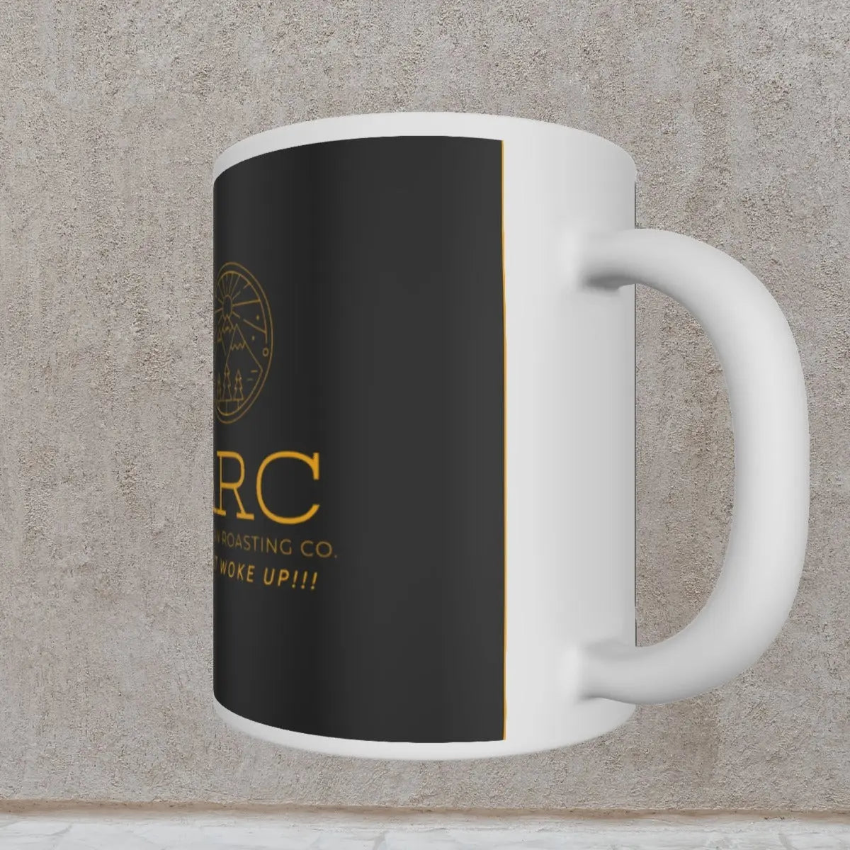 American Roasting Company Coffee Shop Ceramic Mug. (I Just Woke Up) Yoycol