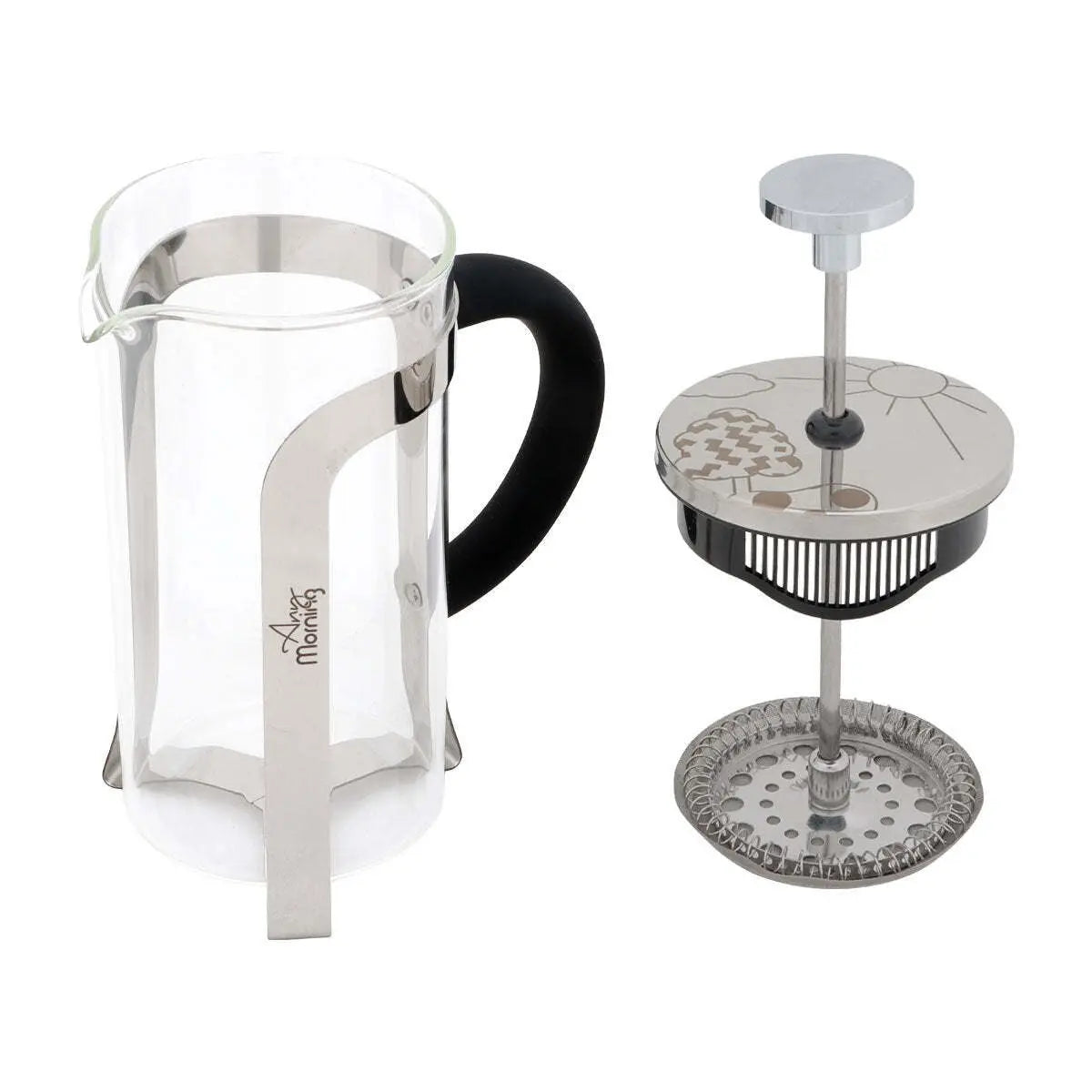 Any Morning FY450 French Press Coffee and Tea Maker 350 ml Doba