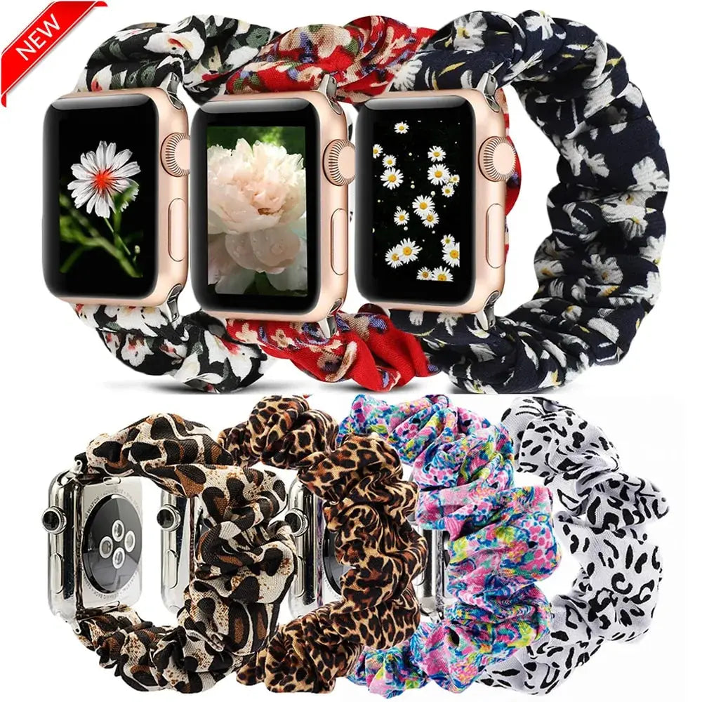 Apple iWatch Scrunchie Watch Bands American Roasting Company