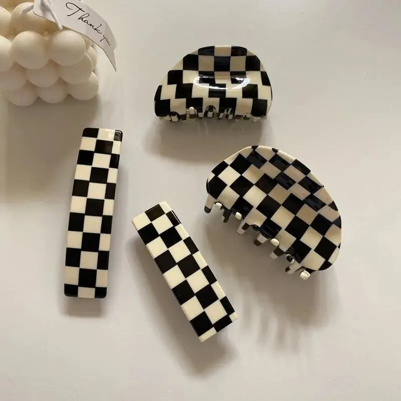 Black White Hair Clips American Roasting Company