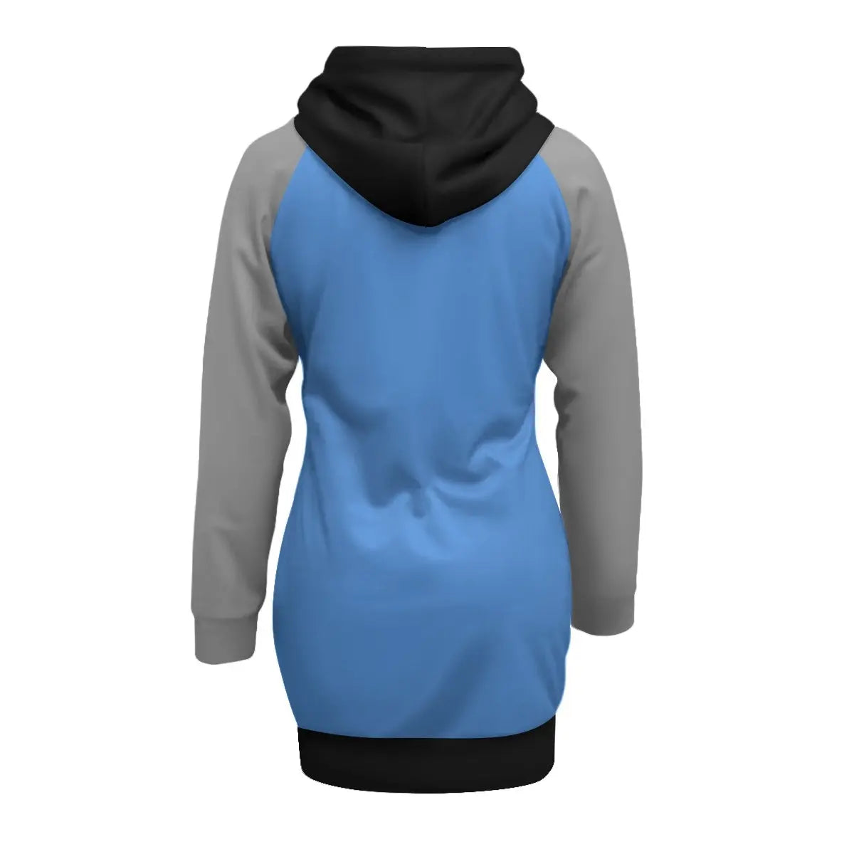 Trangware Women's Pullover Hoodie With Raglan Sleeve, Light Blue/Gray/Black Yoycol