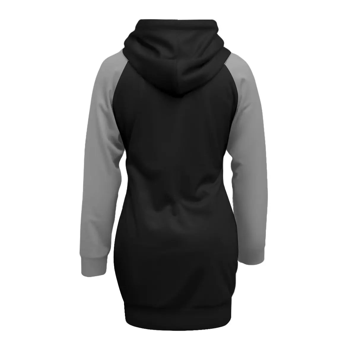 Trangware Women's Pullover Hoodie With Raglan Sleeve, Gray/Black Yoycol