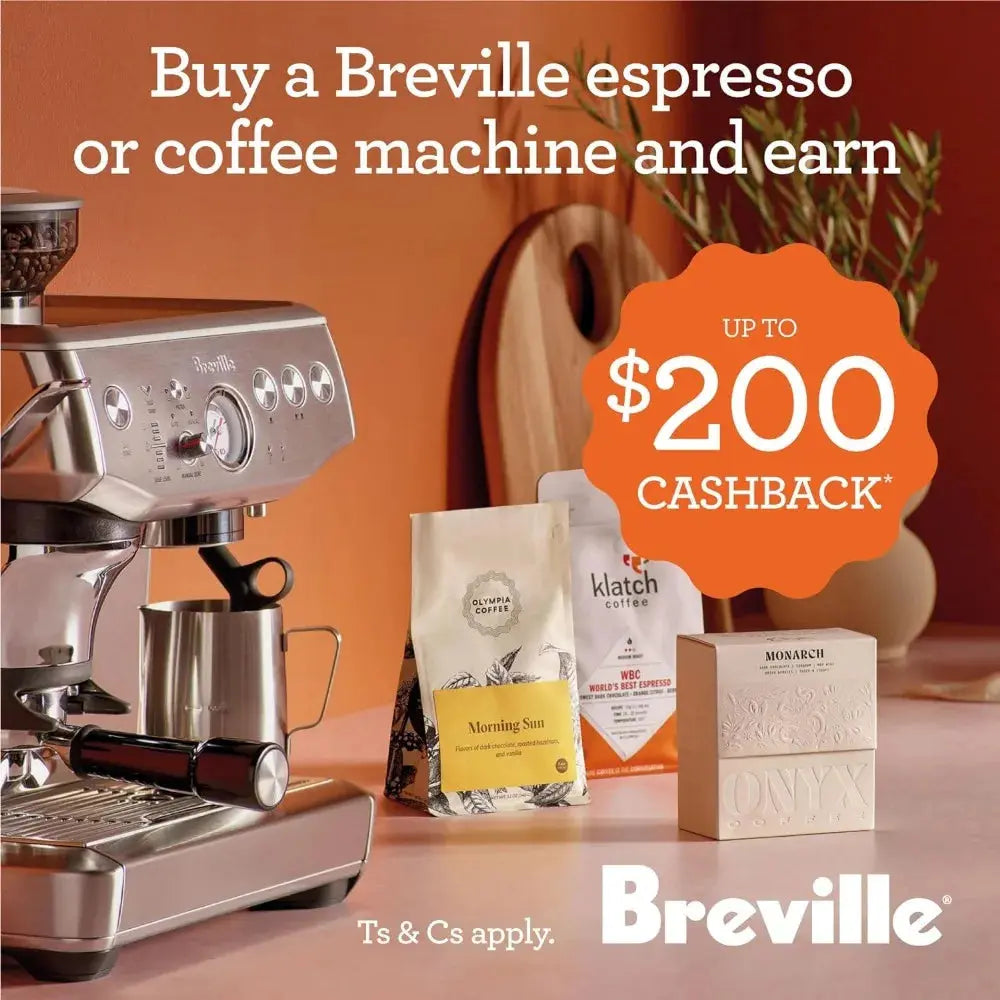 Breville Barista Pro Espresso Machine BES878BSS, Brushed Stainless Steel American Roasting Company