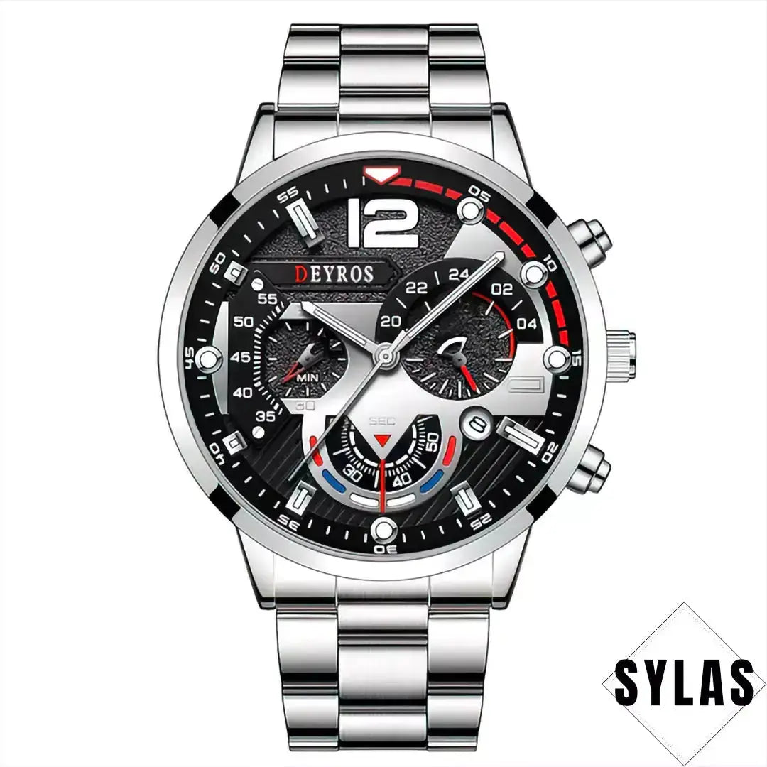 Chronograph Deyros Business Watches for Men 42mm American Roasting Company