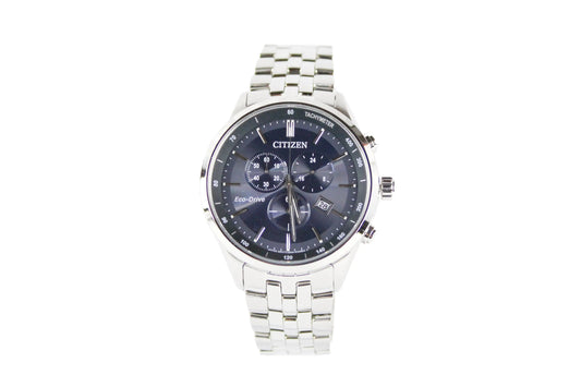 Citizen Sapphire Collection Eco-Drive Chronograph Blue Dial Watch American Roasting Company