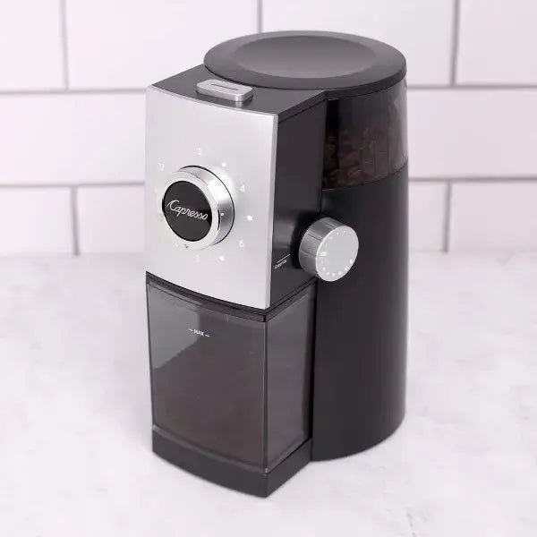 Coffee Disk Burr Grinder Grind Select – Black Doba