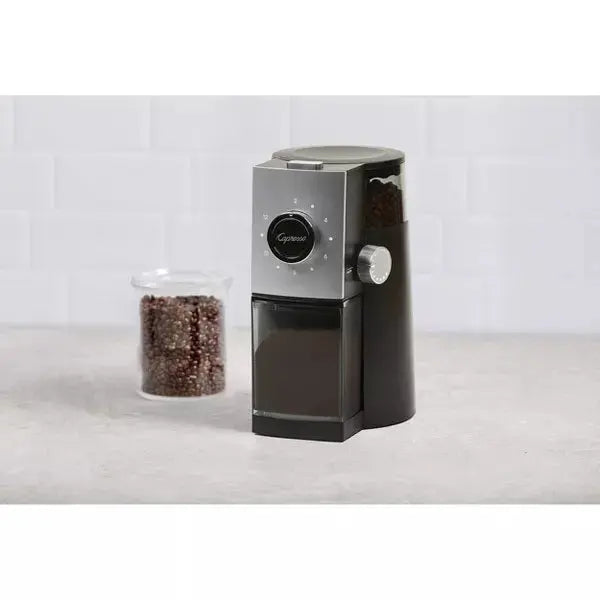 Coffee Disk Burr Grinder Grind Select – Black Doba