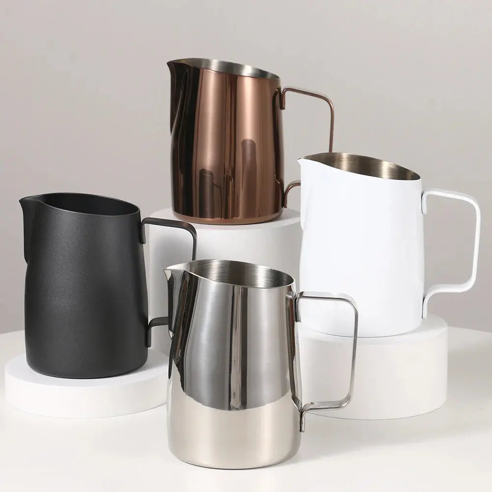 Coffee Pitcher 450ML Stainless Steel Milk Frothing Jug Mugs Espresso Coffee Pitcher Barista Craft Frothing Jug American Roasting Company