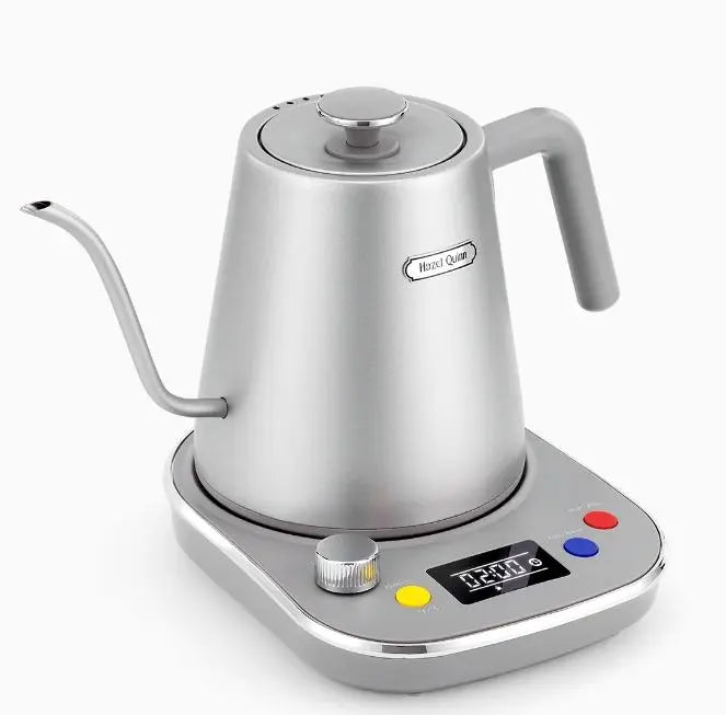 Coffee Tea, brewing pot 0.8L 1200W  kettle quick boiling LCD screen A1 H temperature control SUS304 food grade without BPA automatically closed Doba