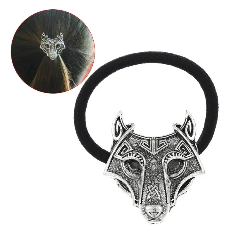 Crystal Wolf Head Hair Bands American Roasting Company